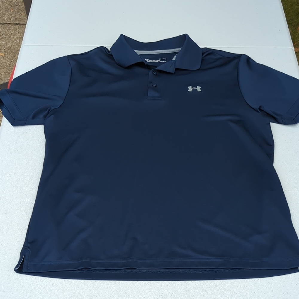 Under Armour Men's Dark Blue Polo Shirt